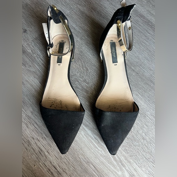 Black Ankle Strap Women Shoes - Picture 1 of 5